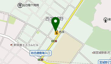 西友 宮城野原店の地図画像
