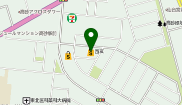 西友 高砂駅前店の地図画像