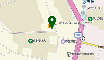 西友 五橋店の地図画像