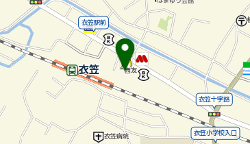 西友 衣笠店の地図画像
