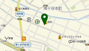 西友 鳩ケ谷店の地図画像
