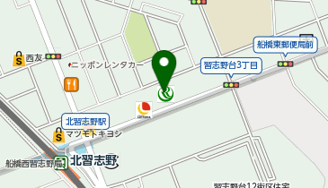 西友 北習志野店の地図画像