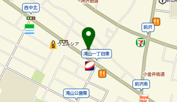 西友 滝山店の地図画像