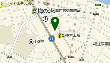 ゴルフパートナー 高知梅ノ辻店の地図画像