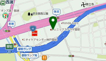 ゴルフパートナー インドア練習場フェニックスプラザ摩耶店の地図画像