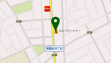 ゴルフパートナー 越谷花田店の地図画像