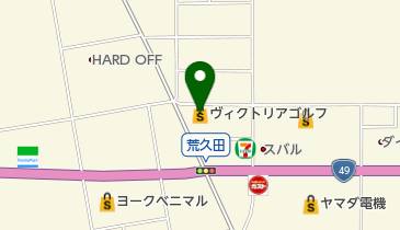 ゴルフパートナー ヴィクトリアゴルフ会津若松町北店の地図画像