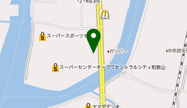 ゴルフパートナー VGセントラルシティ和歌山店の地図画像