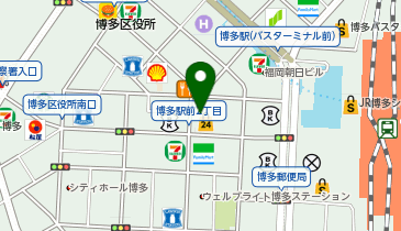 ゴルフパートナー 博多駅前通り店の地図画像