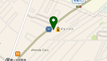 ゴルフパートナー 木下街道鎌ケ谷店の地図画像