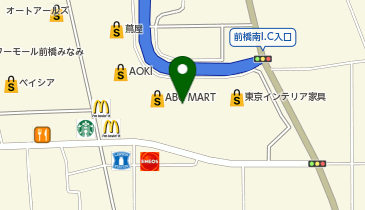 ゴルフパートナー ヴィクトリアゴルフ前橋みなみモール店の地図画像