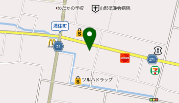 ゴルフパートナー 山形清住店の地図画像