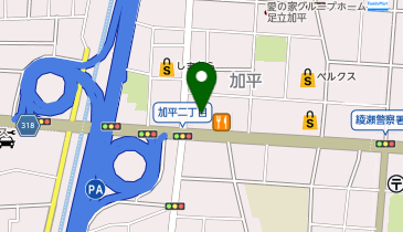 ゴルフパートナー 加平インターインドア練習場店の地図画像