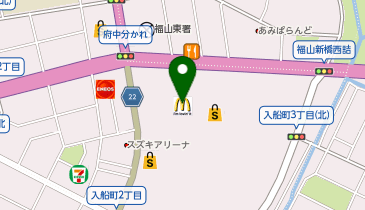 ゴルフパートナー ヴィクトリアゴルフ福山店の地図画像