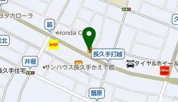 ゴルフパートナー 長久手店の地図画像