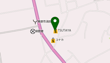 TSUTAYA 築館店の地図画像