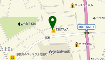 TSUTAYA 須賀川店の地図画像