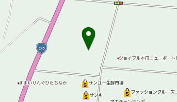 蔦屋書店 ひたちなか店の地図画像