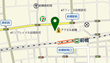 TSUTAYA BOOKSTORE アクエル前橋の地図画像