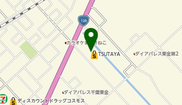 WonderGOO TSUTAYA 東金店の地図画像
