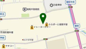 TSUTAYA Trading Card 平塚の地図画像