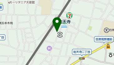 TSUTAYA Conditioning PILATES祐天寺店の地図画像