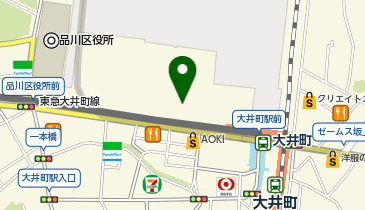 TSUTAYA BOOKSTORE 大井町トラックスの地図画像