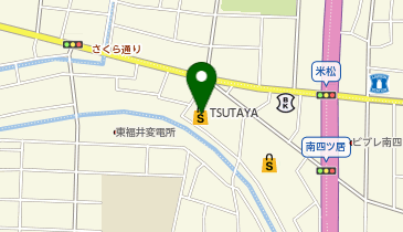 TSUTAYA 福井パリオ店の地図画像