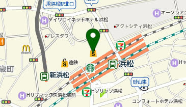 谷島屋 浜松本店の地図画像