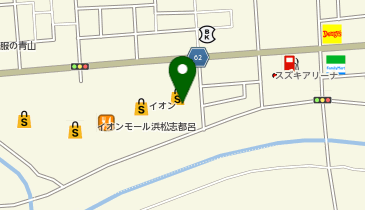 谷島屋 イオンモール浜松志都呂店の地図画像