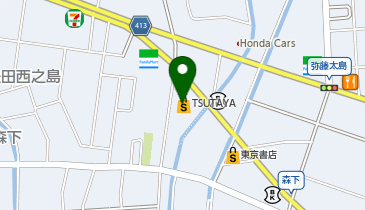 TSUTAYA 豊田町店の地図画像