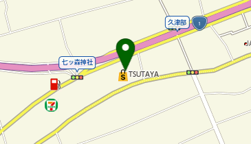 TSUTAYA 袋井国本店の地図画像