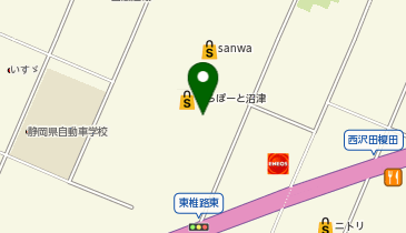 谷島屋 ららぽーと沼津店の地図画像