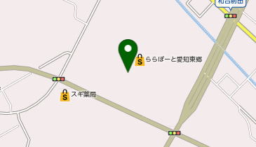TSUTAYA BOOKSTORE ららぽーと愛知東郷の地図画像