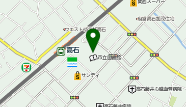 TSUTAYA BOOKSTORE アプラたかいしの地図画像