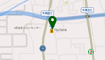 TSUTAYA 天美店の地図画像