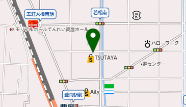 TSUTAYA BOOKSTORE AVIX豊岡の地図画像