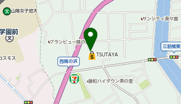 TSUTAYA 隅の浜店の地図画像