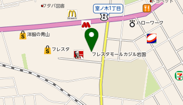 フタバ図書 TSUTAYA GIGAフレスタモール岩国店の地図画像