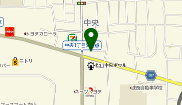 TSUTAYA 中央店の地図画像