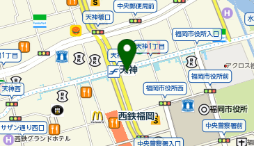 福岡天神 蔦屋書店の地図画像