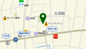 TSUTAYA たかなべ店の地図画像