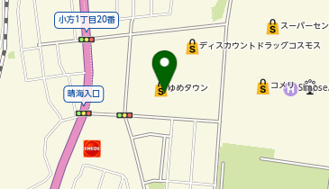 マジックミシンゆめタウン大竹の地図画像