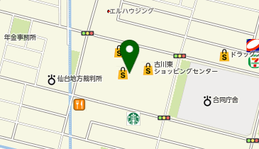 マジックミシン古川の地図画像
