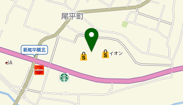 マジックミシン尾平の地図画像