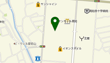 マジックミシンイオンモール高知の地図画像
