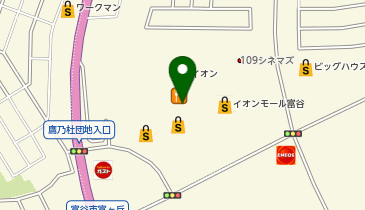 マジックミシン富谷の地図画像