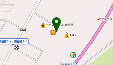 マジックミシン札幌苗穂の地図画像