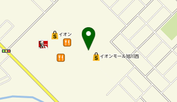 マジックミシンイオンモール旭川西の地図画像