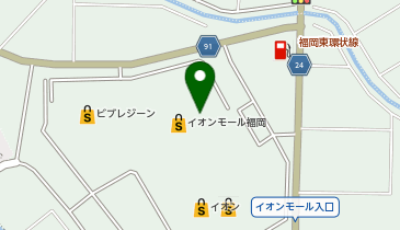 マジックミシンイオンモール福岡の地図画像